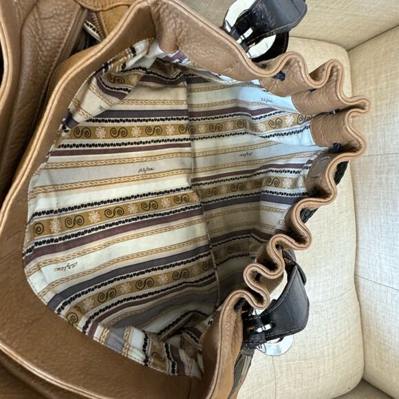 ~ BRIGHTON ~ leather Diana shoulder bag STUNNING FALL - Picture 9 of 9